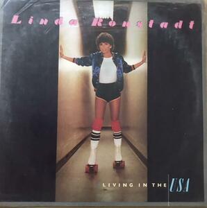 LPレコード ロック、ポップス Linda Ronstadt リンダロンシュタット / Living In The Usa　P10521Y