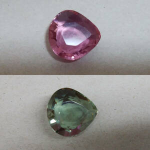 [16.91 ct] 合成アレキサンドライト ピアシェイプドカット ルース 宝石 ジュエリー