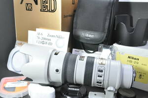 * new goods class * Nikon Nikkor AF-S VR Zoom Nikkor ED 70-200mm F2.8G (IF) ( light gray ) dampproof box storage goods accessory equipping 