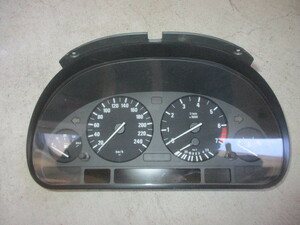 #BMW E39 525 speed meter used 62116906128 VDO 110008784/216 2160km parts taking equipped instrument panel cluster meter #