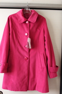 濃いピンクのコート■新品タグ付き