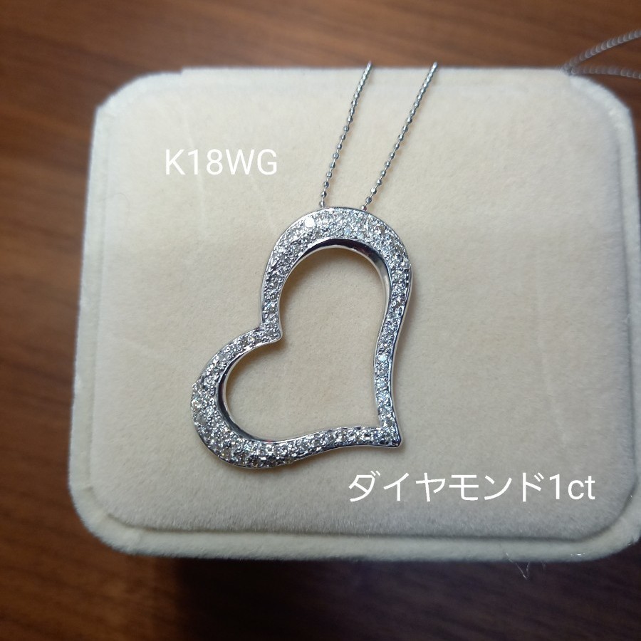 K18WG ダイヤモンドネックレス ダイヤネックレス 値下げ! 腕時計
