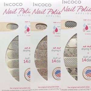 インココ INCOCO 貼るだけマニキュア ネイルシール 3点