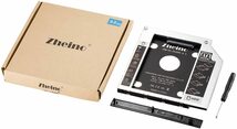 Zheino 2nd 9.5mmノートPCドライブマウンタ セカンド 光学ドライブベイ用 SATA/HDDマウンタよりCD/DVD_画像4