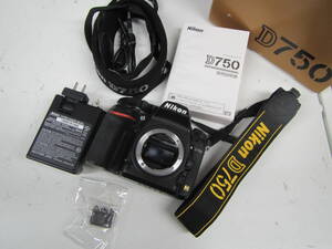 ☆ Nikon D750 ニコン デジタル一眼レフ カメラ 付属品あり 一眼レフ NIKON 爆安 1円スタート ☆