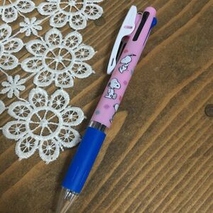 送料120 新品　スヌーピー ジェットストリーム　ボールペン　日本製　　ピンク