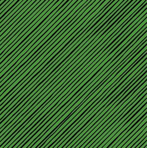 ロラライハリス生地 Quirky Bias Stripe Green/Black 