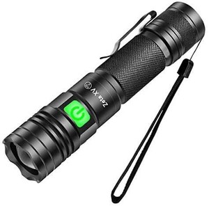 懐中電灯LED 超高輝度 1600ルーメン USB充電式