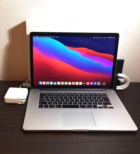 綺麗 新品超速SSD2TB【最強スペック】MacBookProRetina15inch Mid2015 i7 2.5GHz/16GB/美品キー/SAMSUNG EVOPlus/R9M370X/充15回