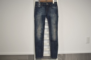 DOLCE&GABBANA Dolce & Gabbana stretch skinny denim pants size 36 Schott gun processing not yet have on 