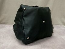 ●超美品●LOEWE ロエベ●カリエ●ナッパ レザー 本革●トート バッグ●ダークグリーン●肩掛け●A4 収納●書類 かばん●Js23632_画像7