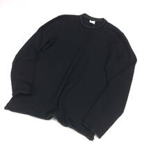 【ARMANI COLLEZIONI/アルマーニ コレッツォーニ】冬インナーストレッチ LANAウール ハイゲージニット/丸首ニット/セーター_画像3