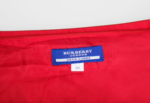 美品 49,000円 BURBERRY バーバリー スカートS～Mサイズ36～38レッド赤ピンク フレアースカート ギャザースカート吊り台形スカート制服ミニ_画像7