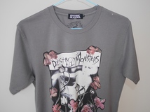 新品 日本製 Hysteric Glamour ヒステリックグラマー ナイアガラ コラボ半袖Tシャツ メンズSサイズMイラストhystericsモンスター花ゴースト_画像4