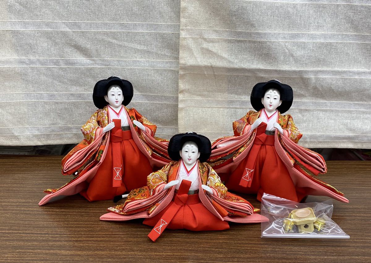 Hina doll Hina doll Official maiden A-44 With props Good condition ⑩ Doll's festival Hina utensils Special price Cheap Limited edition, season, Annual event, Doll's Festival, Hina doll