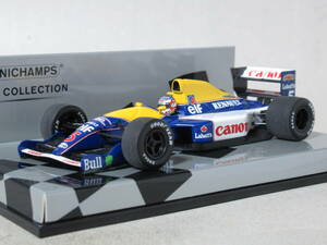 1/43 ウィリアムズルノー FW14 N.マンセル 1991 CAR COLLECTION