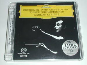 SACDハイブリッド盤 ベートーヴェン：交響曲第5番＆第7番／カルロス・クライバー　輸入盤