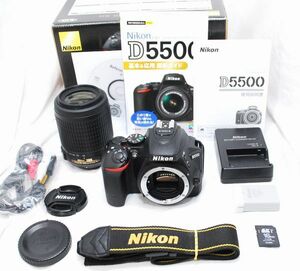 【超美品・豪華セット】Nikon ニコン D5500 AF-S 55-200mm R