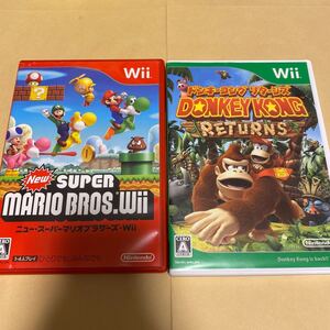 NewスーパーマリオブラザーズWiiとドンキーコングリターンズ