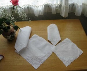  hand embroidery * napkin 2 point set #D-016