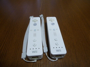 RS044【送料無料 即日配送 動作確認済】Wii リモコン 2個セット ホワイト 白 ストラップ セット