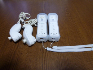 RSJN003【送料無料 動作確認済】Wii リモコン ヌンチャク ジャケット ストラップ 2個セット ホワイト 白 カバー