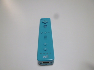 R091【即日配送 送料無料】Wii リモコン 純正(動作確認済) 青 ブルー RVL-003 コントローラ