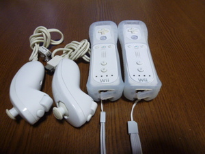RSJN016【送料無料 動作確認済】Wii リモコン ヌンチャク ジャケット ストラップ 2個セット ホワイト 白 カバー