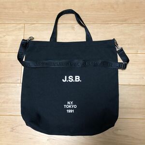 J.S.B.バック　2way LDH EXILE 3代目トートバッグ　ジェネ　ランペ ファンタ　ボリボ　使用回数数回　美品