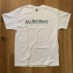 ALL WE WANT ロゴTシャツ Tシャツ AWW