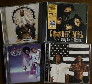 [アウトキャスト + グッディー・モブ 4枚セット] OUTKAST アルバム×2、ベスト盤　GOODIE MOB ベスト盤 Andre 3000 Big Boi Sleepy brown