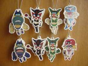 #Ett24JA Yatterman flifli mascot all 8 kind full comp bad one taste *Yujin Eugene *200 jpy =004137_s