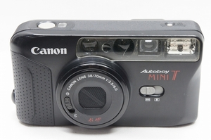【アルプスカメラ】Canon キヤノン Autoboy MINI T ブラック 35mmコンパクトフィルムカメラ 211208o