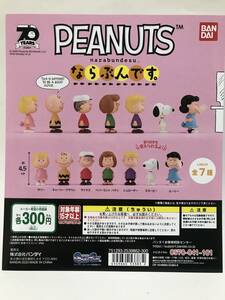 PEANUTS　ならぶんです。　台紙　DP　スヌーピー　ピーナッツ