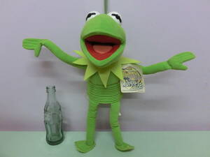  The *mapetsuma pet show * Kermit BIG hanging lowering mascot doll soft toy 45.*The Muppets Muppet Show Kermit Jim henson