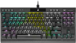 CORSAIR K70 RGB TKL チャンピオンシリーズテンキーレスメカニカルゲーミングキーボード-CherryMXスピードキースイッチn658
