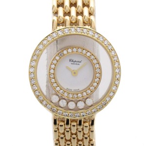 [即決] ショパール ハッピーダイヤモンド5P 腕時計 腕時計 AランクK18(750)イエローゴールド ダイヤモンド 美品