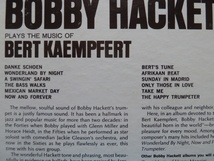 ◎ムード ■ボビー・ハケット/ BOBBY HACKETT■PLAYS THE MUSIC OF BERT KAEMPFERT_画像3