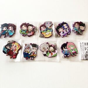 ◆鬼滅の刃 キャラばんちょうこう ラバーマスコット 肆ノ型 全9種類 コンプリートセット キーホルダー 煉獄杏寿郎 宇髄天元 おばみつ◆