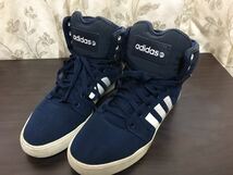 #26.5 adidas NEO メンズ　アディダス ミッドカット　スニーカー_画像1