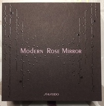 新品未使用　資生堂 MODERN ROSE MIRR　（コンパクトミラー）元箱入り_画像1