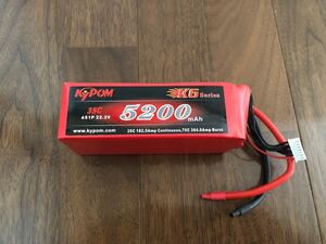 KYPOM 22.2v 5200mAh 高性能 連続35C放電! 6セルリポ