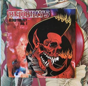 HELLBILLYS Red Vinyl LP BLOOD TRIOGY Vol.1 サイコビリー ロカビリー