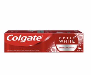 Colgate Optic White Sparkling White 100g 1本　コルゲート　ホワイトニング　歯磨き粉　オプティック　ホワイト　シール　ジェル　シート