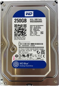 【3.5インチHDD】western digital WD2500AAXX 250GB ◆H567