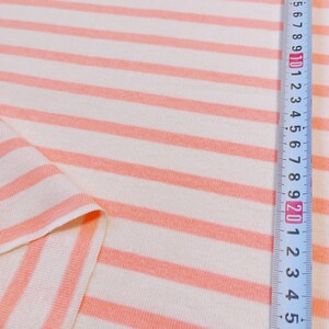 残1枚 ボーダー ジャガードニット 160×40cm ニット生地 布 ボーダー柄 ハンドメイド