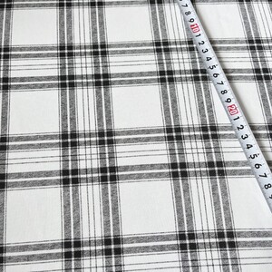 1枚限定 チェック 裏毛ニット 85×90cm ニット生地 布 はぎれ ハンドメイド チェック柄