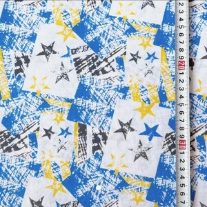 SALE★ 星柄 Tシャツニット 165×55センチ Tシャツ ハンドメイド ニット生地 ハギレ 犬服 わんこ