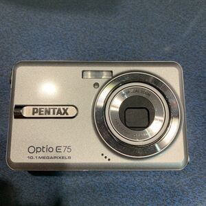 PENTAX Optio E75 デジカメ コンパクトデジタルカメラ 本体のみ 動作未確認 ペンタックス
