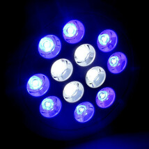 アクアリウムライト 24W 青8 白4灯 水槽照明 水草 植物育成 海水 LEDライト スポットライト_画像5